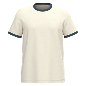 Eco-Friendly Men's Ringer T-shirt With Washed Effect Binding, miniatyr 2